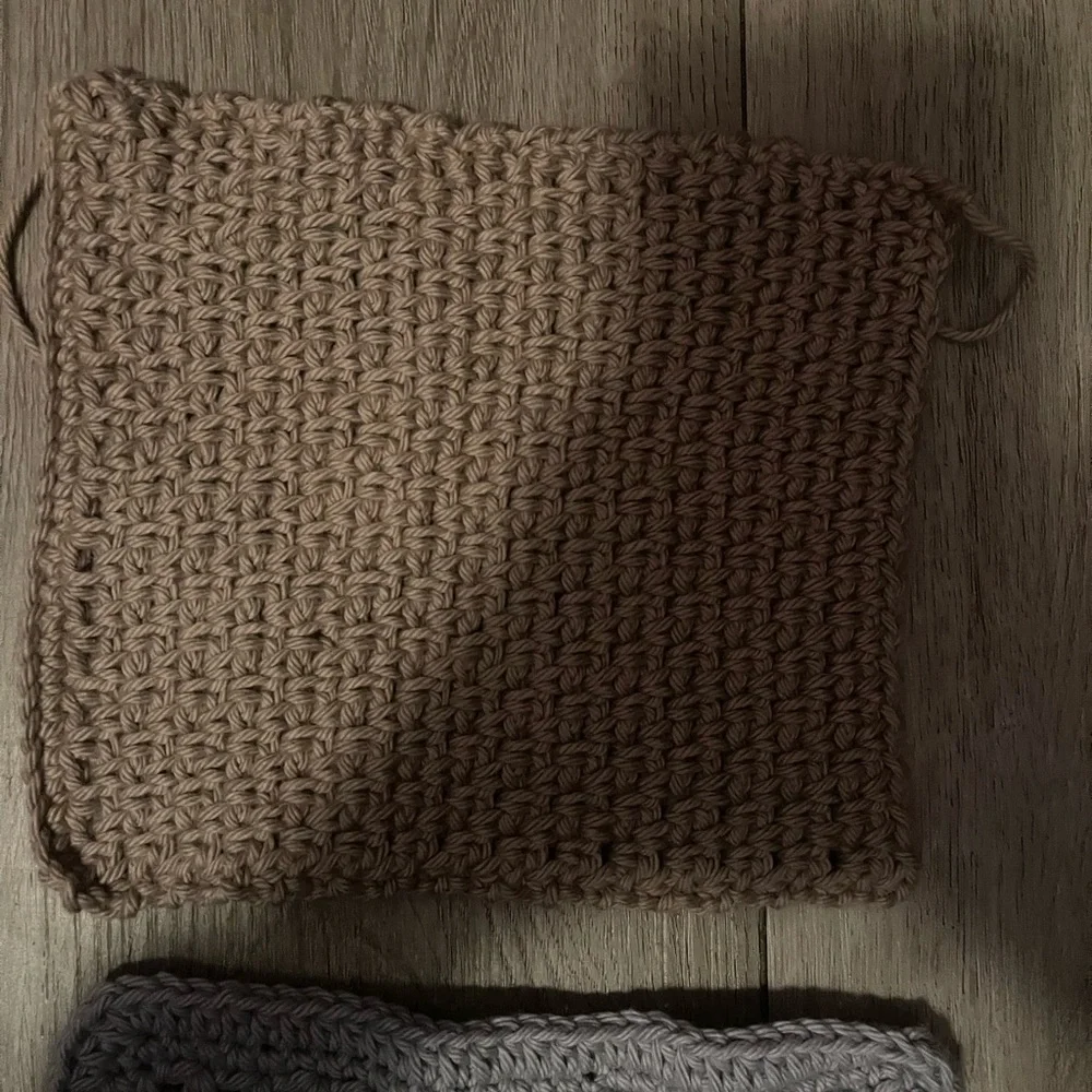 Wash cloth cute and yarn